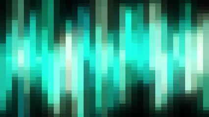 Poster - Colorful blocks equalizer. Computer generated 3d render