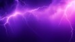 Dramatic Vivid Purple Lightning Bolt Electrifying the Night Sky