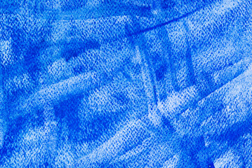 Sticker - blue painted  watercolor background texture