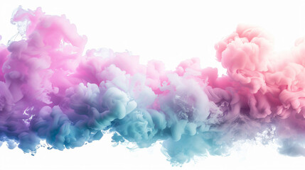 pink party fog. isolated blue, teal, purple , aqua smoke cloud or think cloud. 3d special effects fo