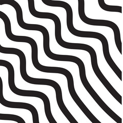 Wall Mural - striped background of black paper