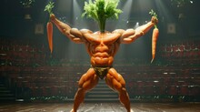The Carrot Man Is Here To Remind You That Carrots Are Good For You.