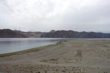 Wall Mural - Pangong Tso is a mesmerizing high-altitude lake situated in the Himalayas | Leh Ladakh | India through my lens