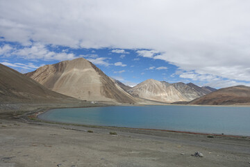 Wall Mural - Pangong Tso is a mesmerizing high-altitude lake situated in the Himalayas | Leh Ladakh | India through my lens