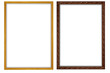 © tanmoy - picture frame png  , Set of golden frames - Isolated transparent PNG background - Premium pen tool cutout