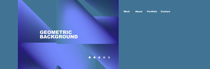 Triangle minimal web site page background design. Vector Illustration For Wallpaper, Banner, Background, Card, Book Illustration, landing page
