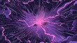 © Jelena - retro comic book style dark purple lightning strikes on vintage patterned background pop art illustration