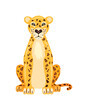 leopard feline cartoon