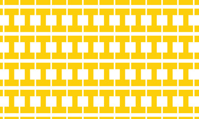 Poster - abstract simple geometric lettering pattern.