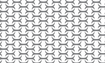 Poster - abstract simple geometric grey bracket pattern.