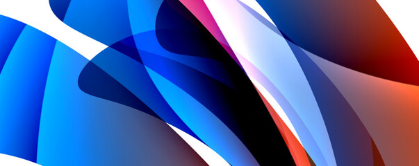 Wall Mural - Wave lines and dynamic geometric design. Vector Illustration For Wallpaper, Banner, Background, Card, Book Illustration, landing page