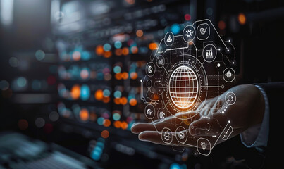 Poster - marketing automation software: global business solution for digital marketing, online crm, automated