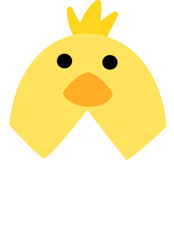 Wall Mural - chick kidcore doodle