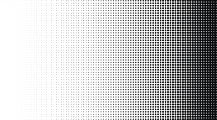 Wavy gradient halftone dots pattern texture background
