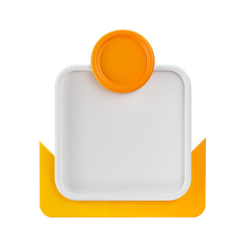 Modern Info-graphic Template for Business with Multi steps, multi-color, labels 3d rendering
