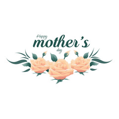 Sticker - Happy Mother's Day Special design for print or use as poster, card, flyer or T Shirt