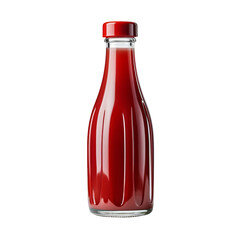 Wall Mural - ketchup bottle isolated on transparent background