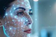 © Sweettymojidesign - Amazing of dermatology with Glow HUD big Icon of skin health monitor