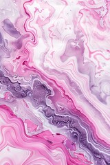 Wall Mural - Abstract marble background with pink pattern. Liquid marble texture