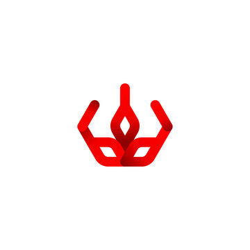 Abstract shapes logo vector design