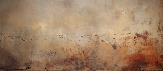 Poster - An aged and dirty wall provides a grungy background or texture with space for copying an image. Creative banner. Copyspace image