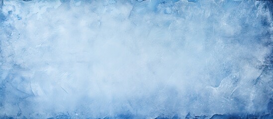 Poster - Abstract background of a blue toned ice texture with skate marks perfect for winter outdoor skating providing an appealing copy space image