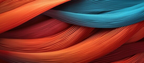 Poster - Copy space image of textile pattern in abstract background