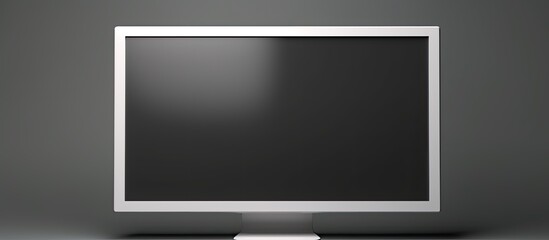 Poster - Technology concept of a PC computer monitor with a blank screen offering a perfect copy space image