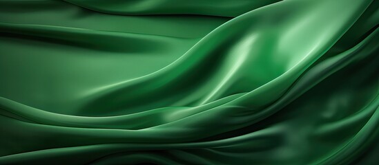 Fototapete - High resolution green textile with copy space image