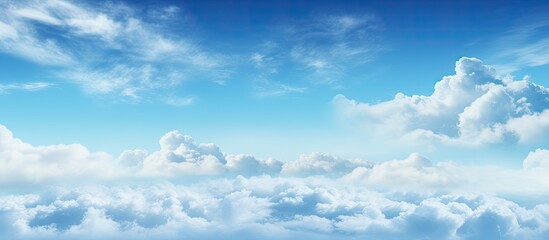 Fototapete - There s a nature sky background that comes with free copy space perfect for product or advertising design