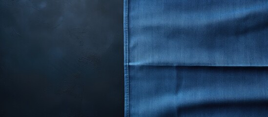 Poster - A trendy copy space image featuring a background of stylish blue denim