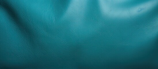 Poster - High quality close up background image featuring genuine turquoise blue leather and suede. Creative banner. Copyspace image