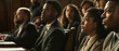 © Ai Studio - A group of attentive people listening closely at a formal event or seminar.