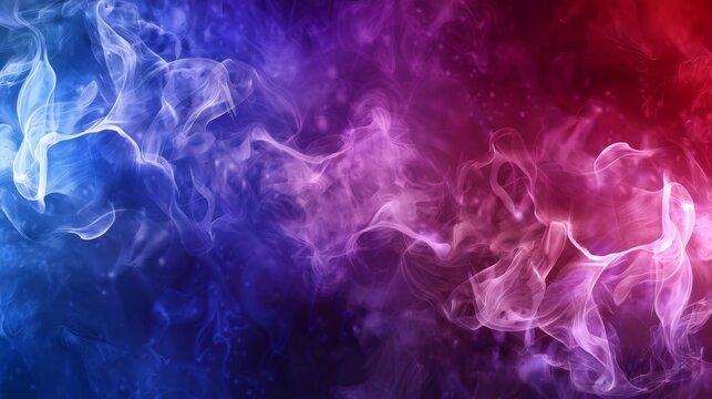 The background is an abstract modern colored background with smoke that is transparent.