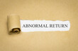 Abnormal Return