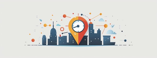 Date, time, location icon in flat style Event message vector illustration on isolated background Information sign business concept, Very elegant and abstract