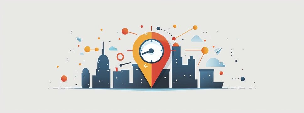 Date, time, location icon in flat style Event message vector illustration on isolated background Information sign business concept, Very elegant and abstract