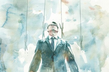 Poster - A man in formal attire