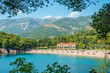 Milocer beach view. Montenegro
