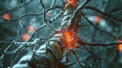Poster - Detailed view of tree branches, suitable for nature themes