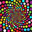 colourful retro abstract swirl design background