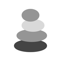 Editable stone balancing, zen, stack vector icon. Wellness, spa, relaxation. Part of a big icon set family. Perfect for web and app interfaces, presentations, infographics, etc