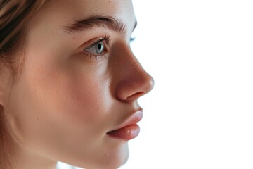Poster - Close up of a person using a cell phone. Suitable for technology concepts
