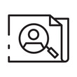 © Blacker Studio - Job Recruit Search Line Icon