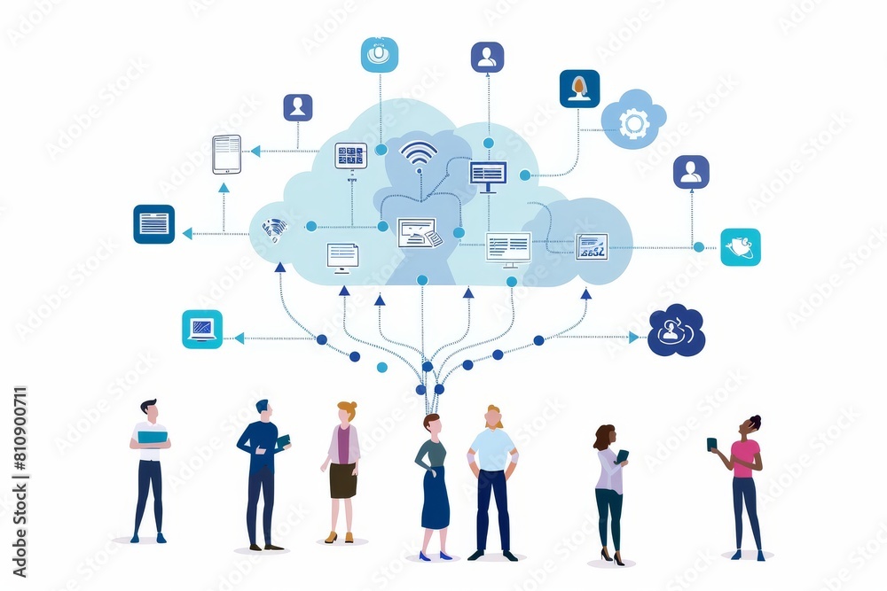 Leadership collaborates on cloud computing projects to team ...