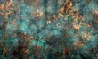 © simba kim - Seamless oxidized copper patina sheet metal wall panel grunge background texture, Generative AI