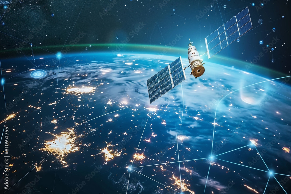 AI traffic control for low orbit satellites ensuring clear channels for ...