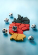concept for UEFA Euro 2024 soccer competition in Germany