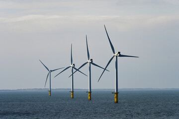 Sea based wind mills farm
