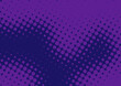© Sorokin - Pop art background purple and blue dot design in retro comic book style. Cartoon funny retro pattern mock up vector eps10